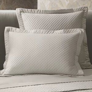 Ralph Lauren Wyatt King Quilted Sham in Vintage Silver